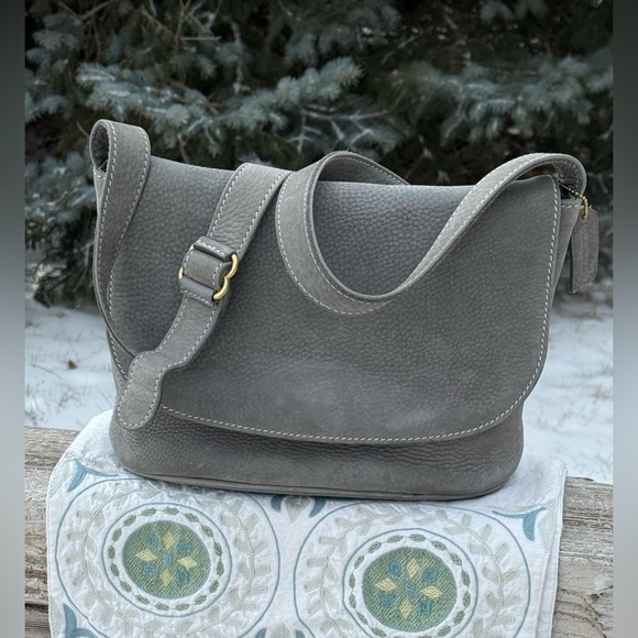 Coach Handbags - Coach Sonoma Nubuc Leather Lilac adjustable strap Vintage 1994 4935 EUC